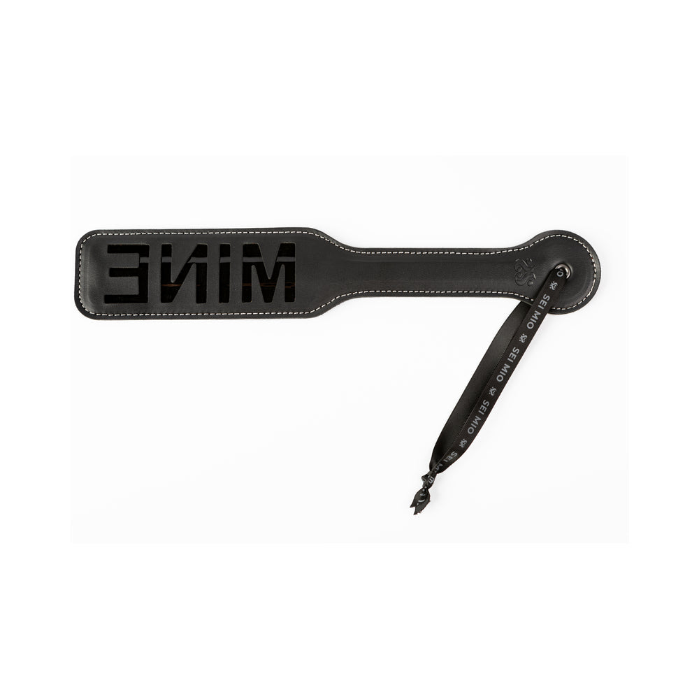 Sei Mio You're All Mine Impression Spanking Paddle - Black