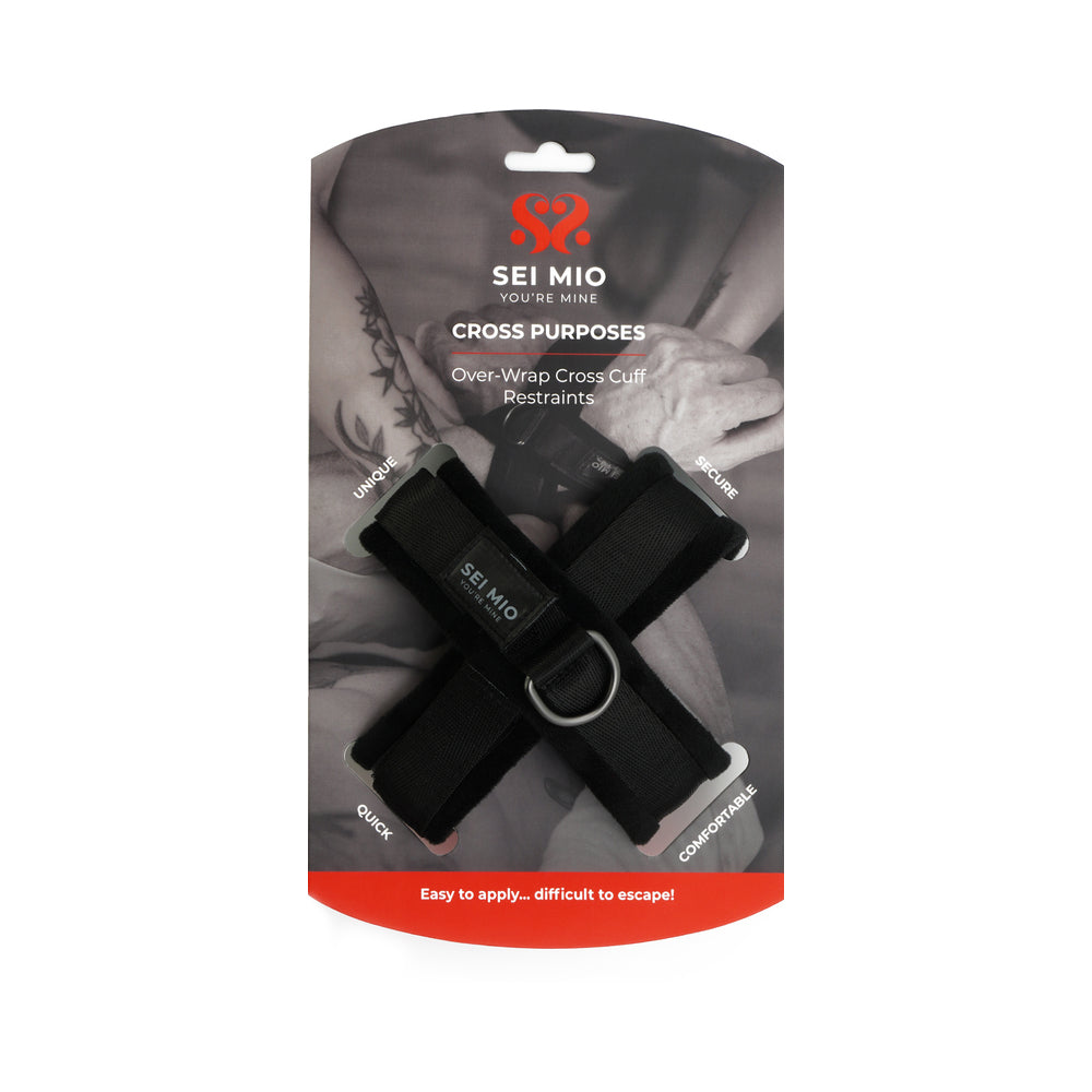 SEI MIO Cross Purposes Over-Wrap Cross Cuff Restraints