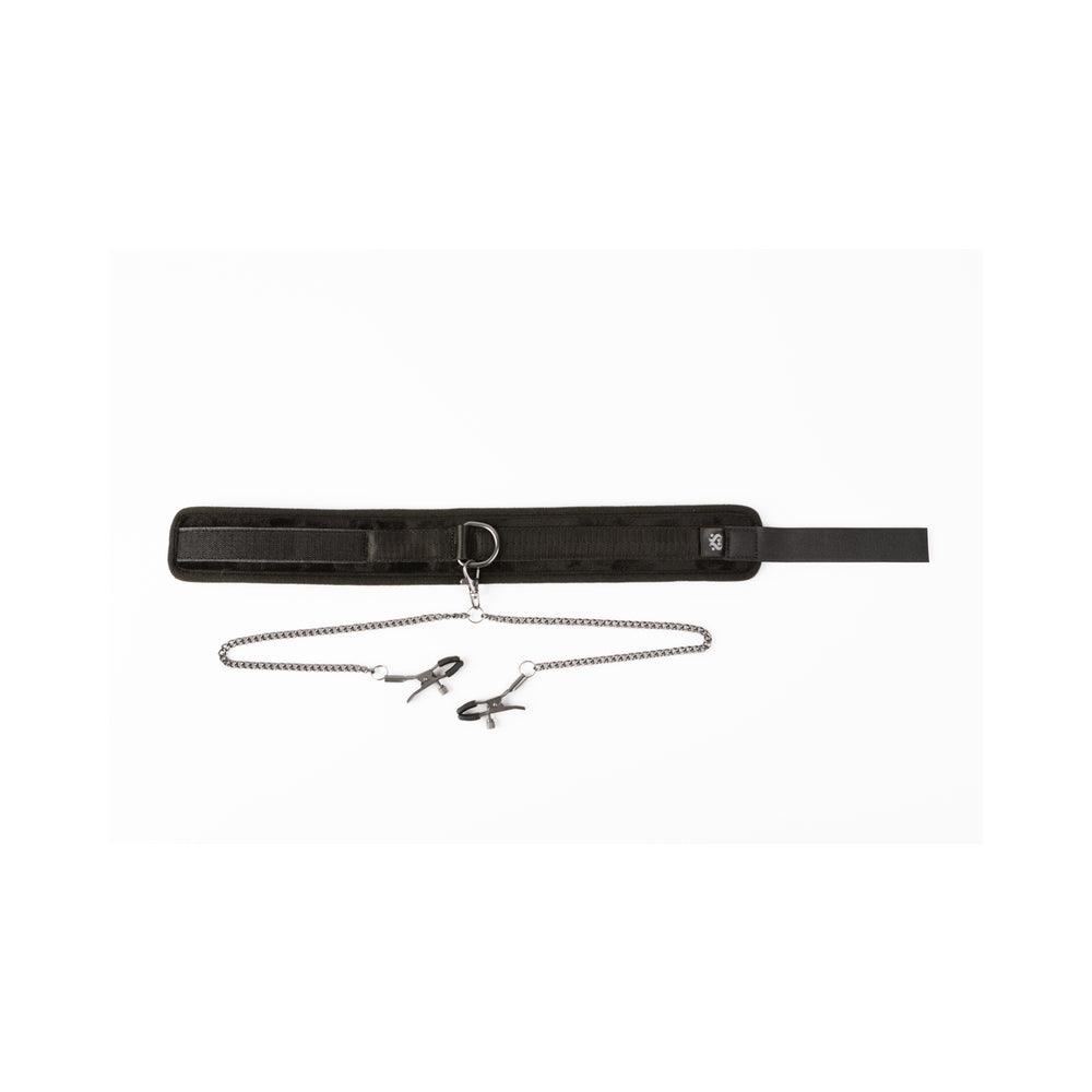 SEI MIO Twin Tweaks Collar with Nipple Clamps