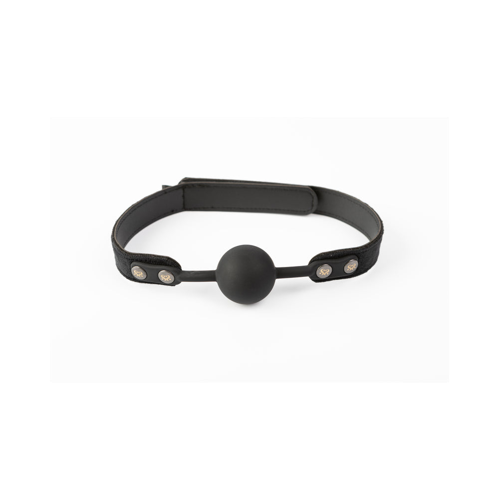 Sei Mio Strictly Come Quietly Soft Strap Silicone Ball Gage - Black