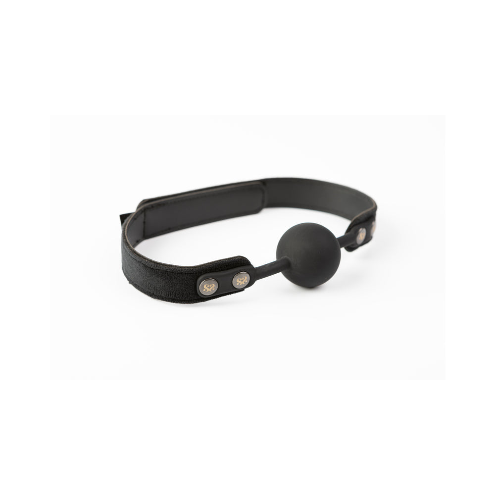 Sei Mio Strictly Come Quietly Soft Strap Silicone Ball Gage - Black
