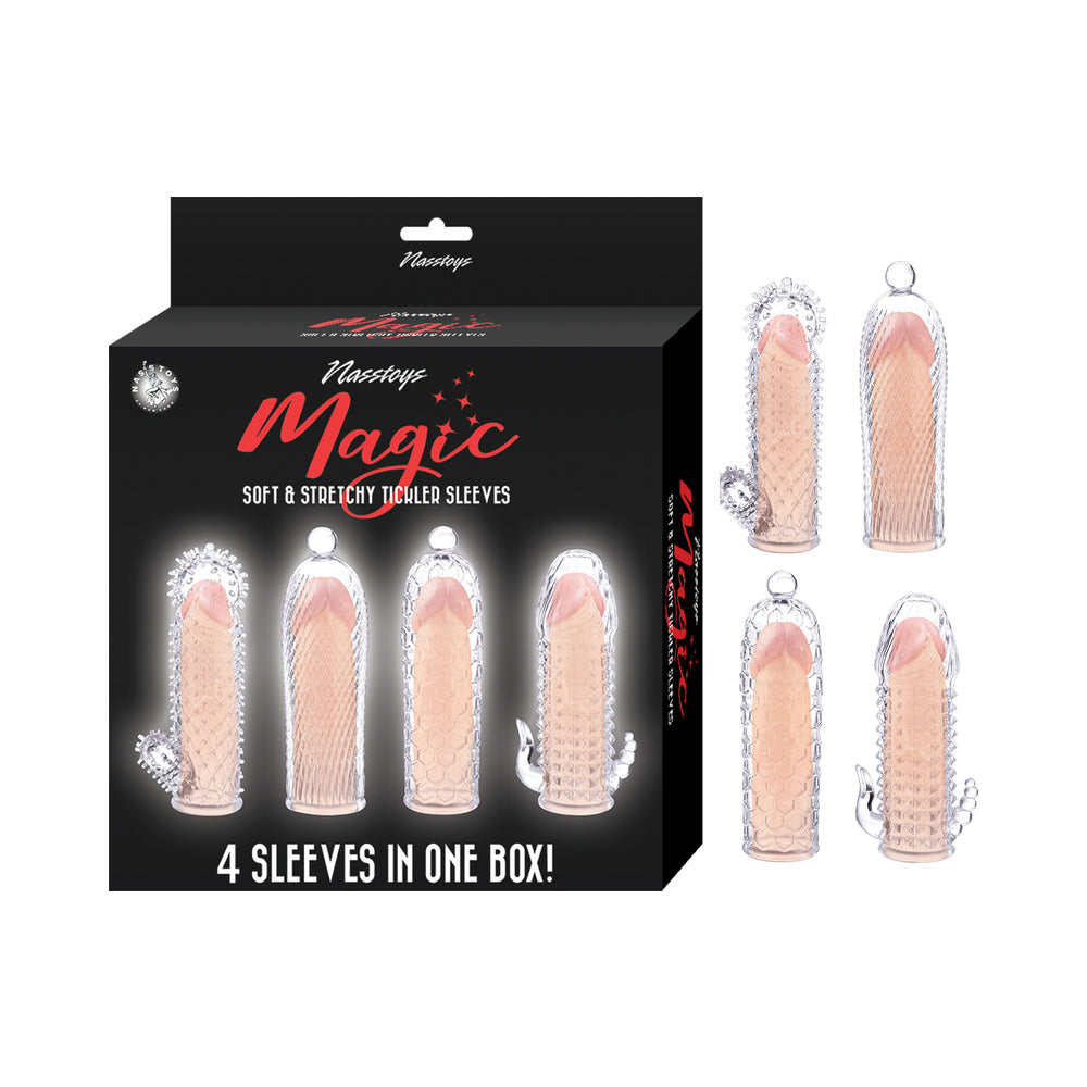 Magic Soft & Stretchy Tickler Sleeves - Clear
