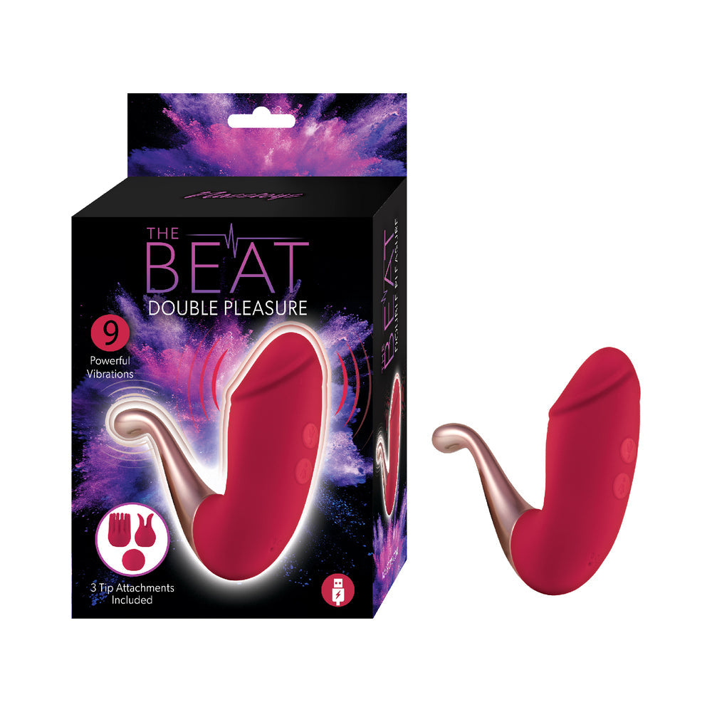 The Beat Double Pleasure G-Spot Vibrator - Red