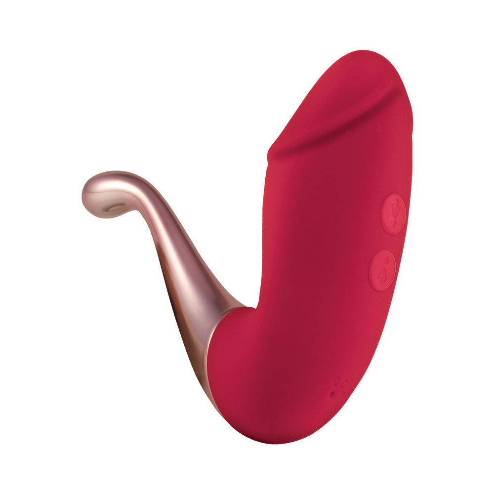 The Beat Double Pleasure G-Spot Vibrator - Red