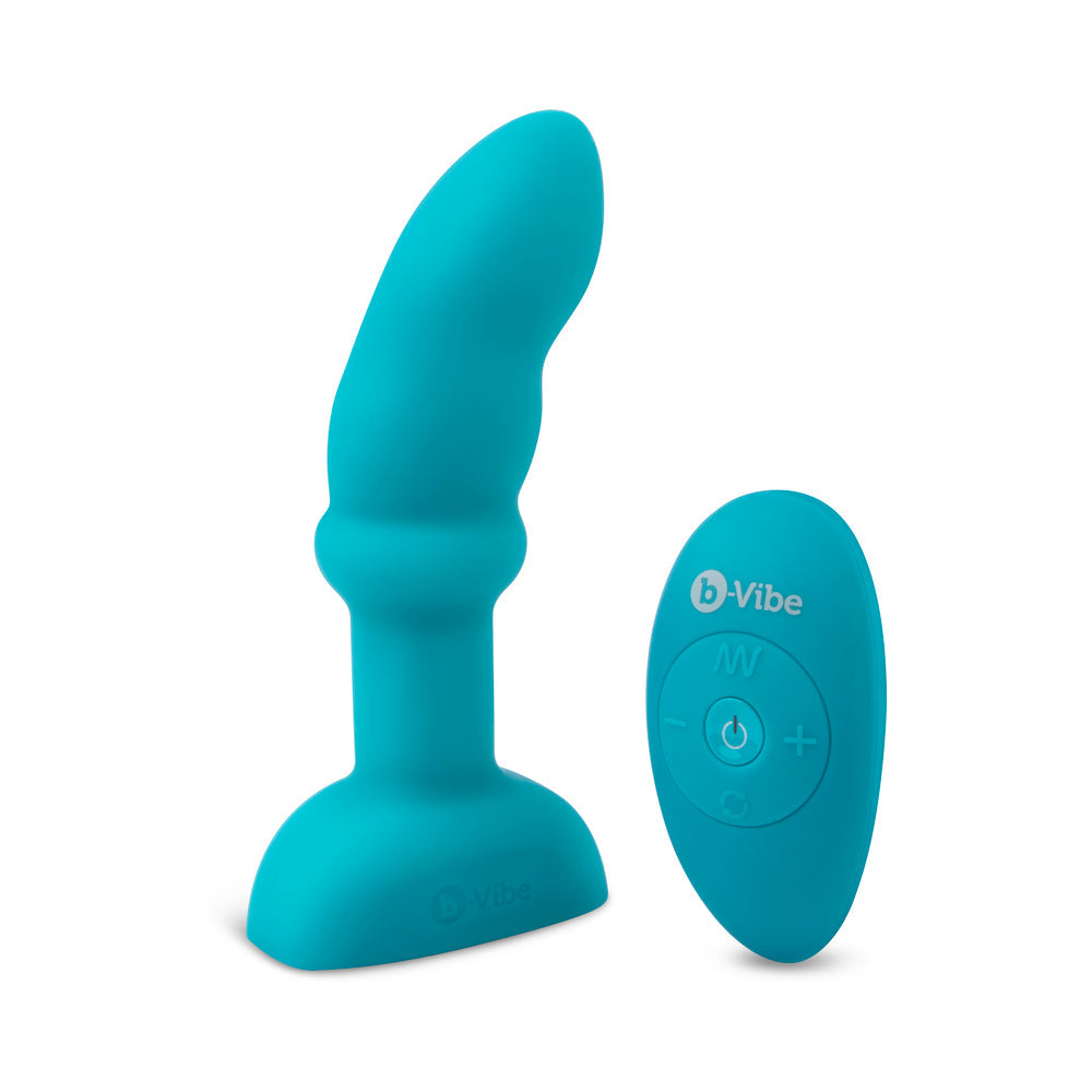 b-Vibe Remote Control Rimming P-Spot Plug - Blue