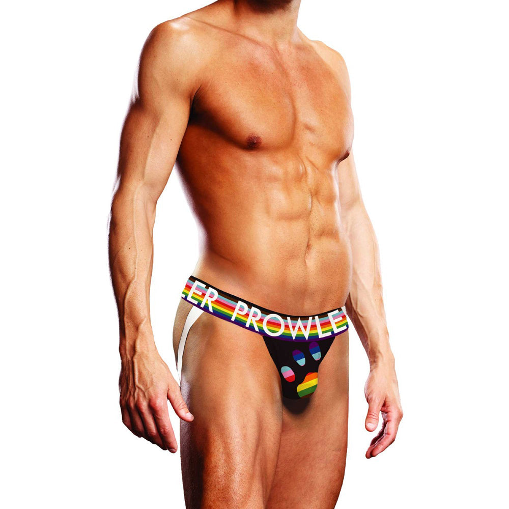 Prowler Oversized Paw Jock Strap - Black/Multi XL