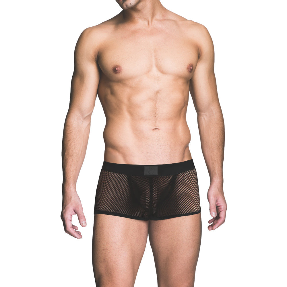 Prowler RED Fishnet Ass-less Trunk - Black MD