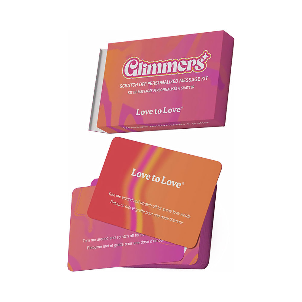Love To Love Glimmers Personalized Message Kit