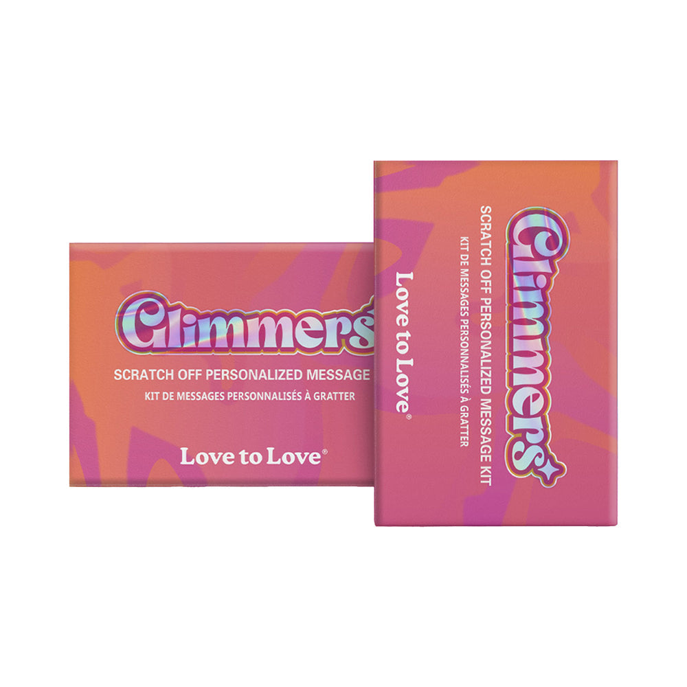 Love To Love Glimmers Personalized Message Kit
