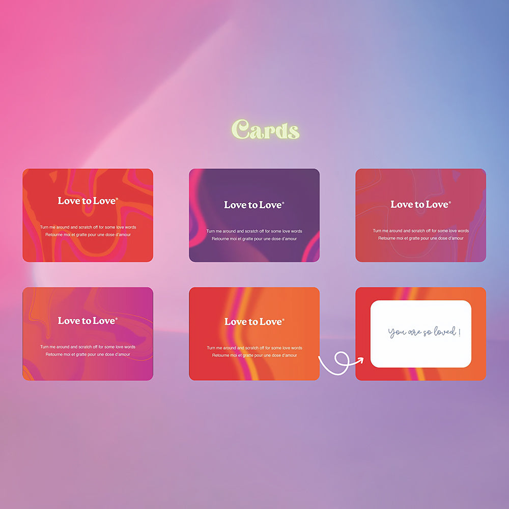 Love To Love Glimmers Personalized Message Kit