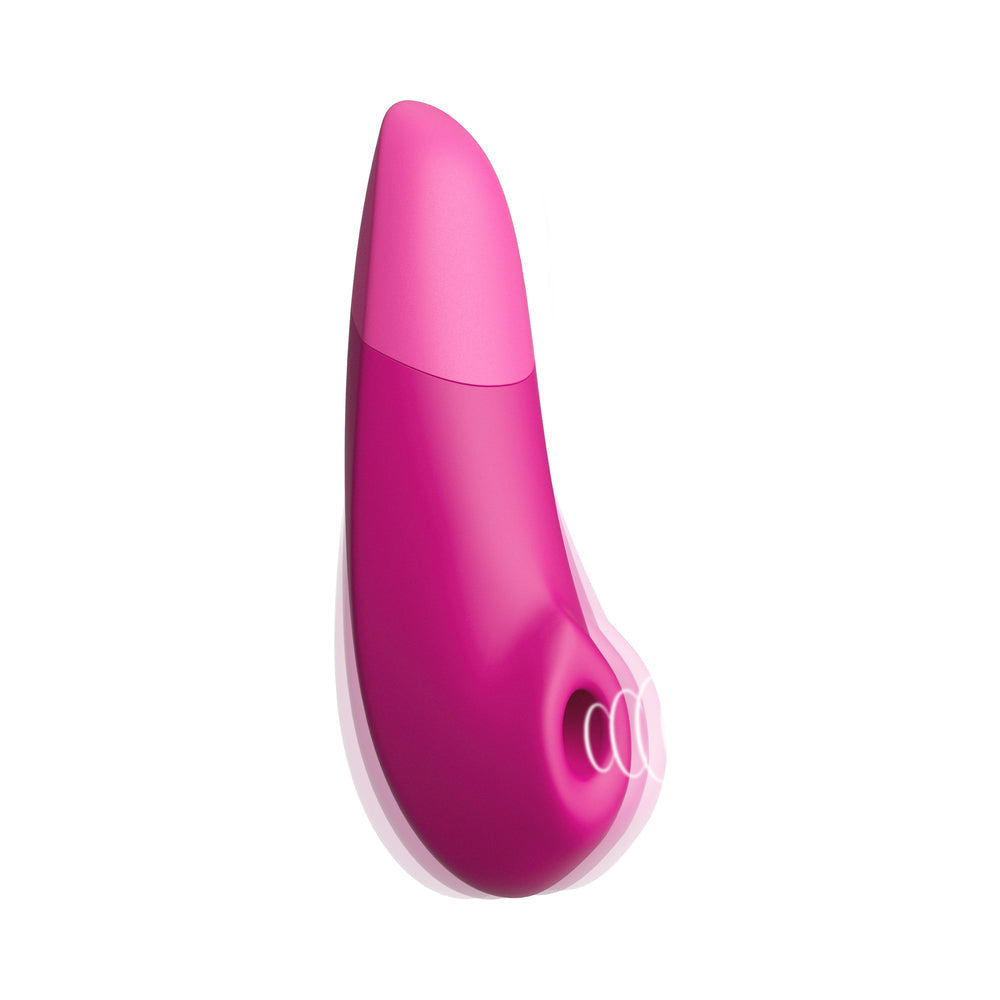 Womanizer Enhance 2 in 1 Pleasure Air & Vibrations - Vibrant Pink