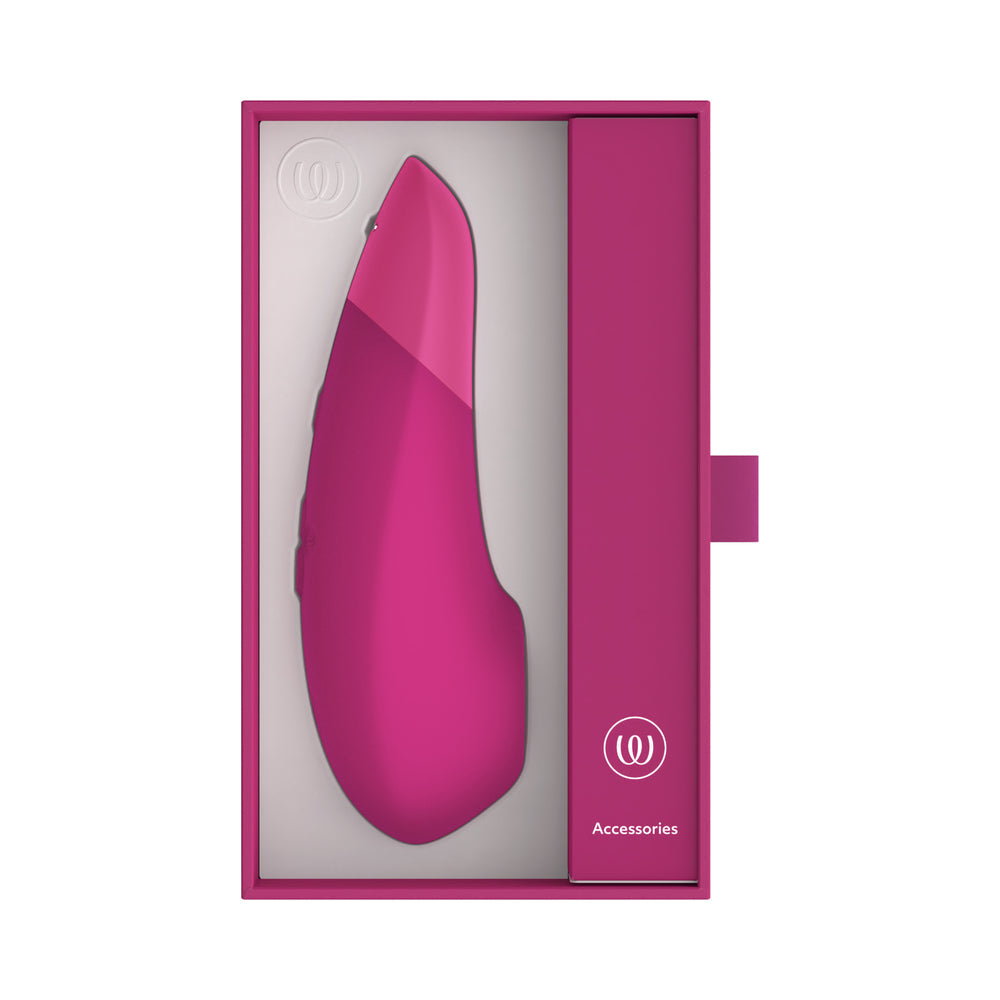 Womanizer Enhance 2 in 1 Pleasure Air & Vibrations - Vibrant Pink
