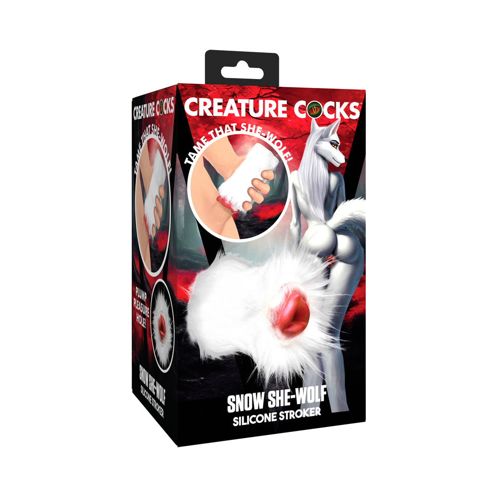 Creature Cocks Snow She Wolf Silicone Stroker