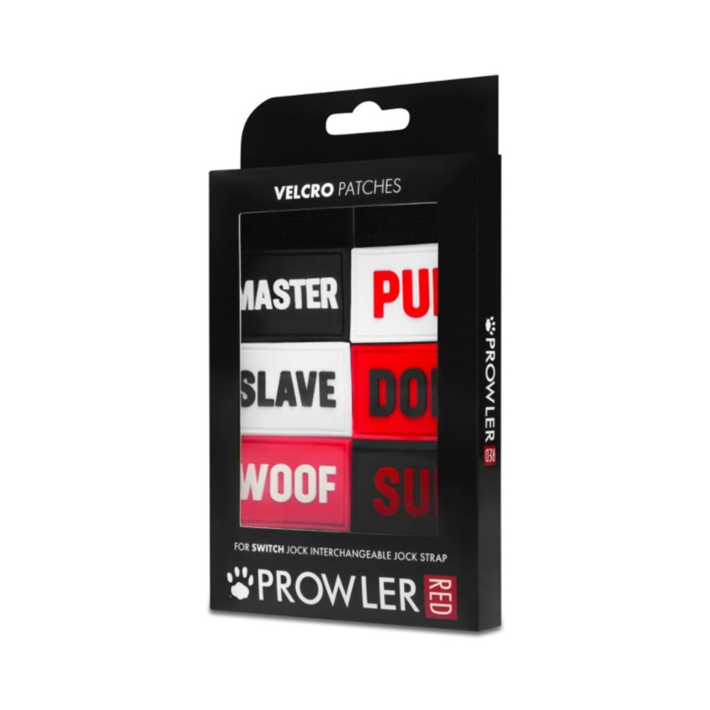 Prowler RED Switch Jock Patches Pack #2 - Pack of 6