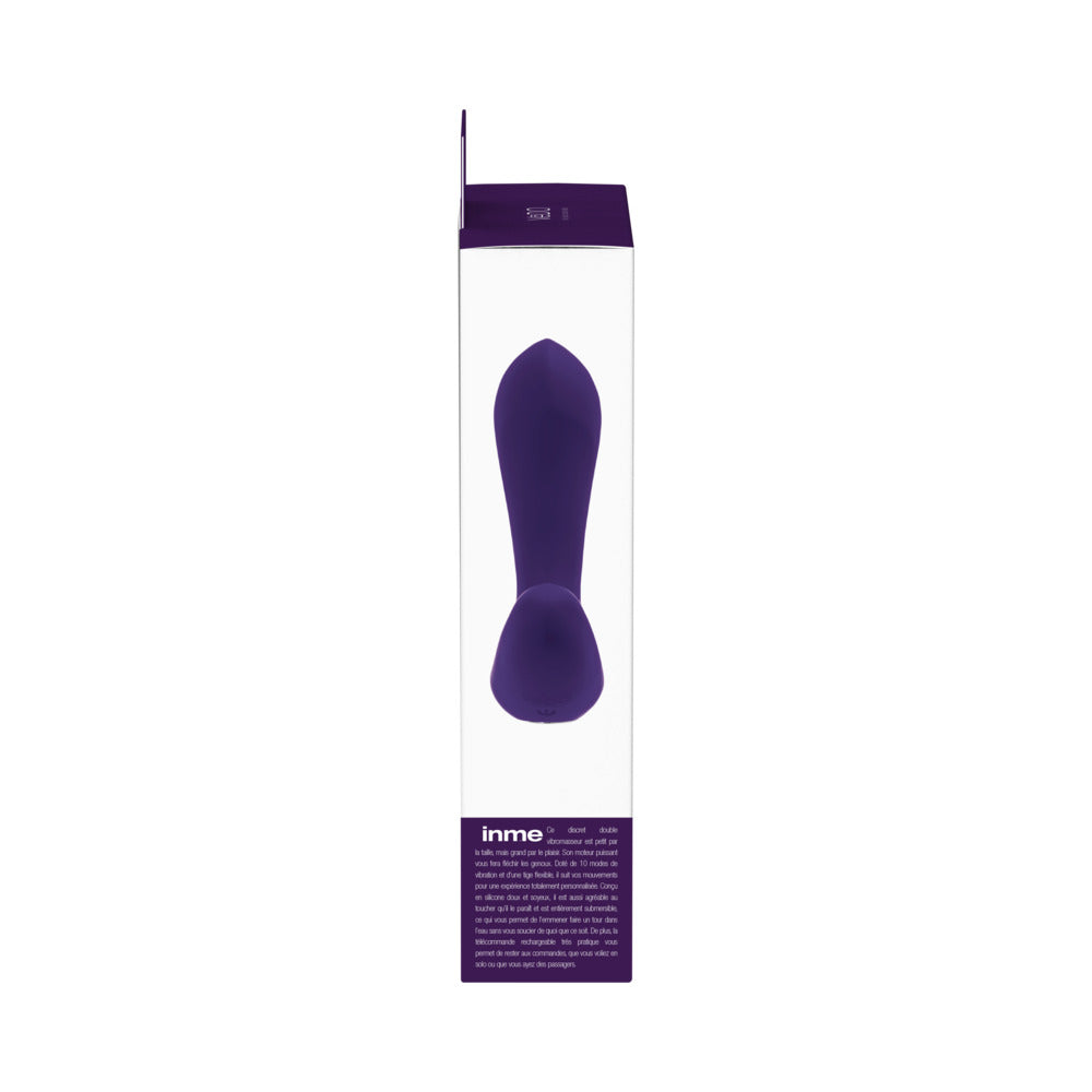 VeDO Inme Rechargeable Dual Vibe w/Remote Control - Purple
