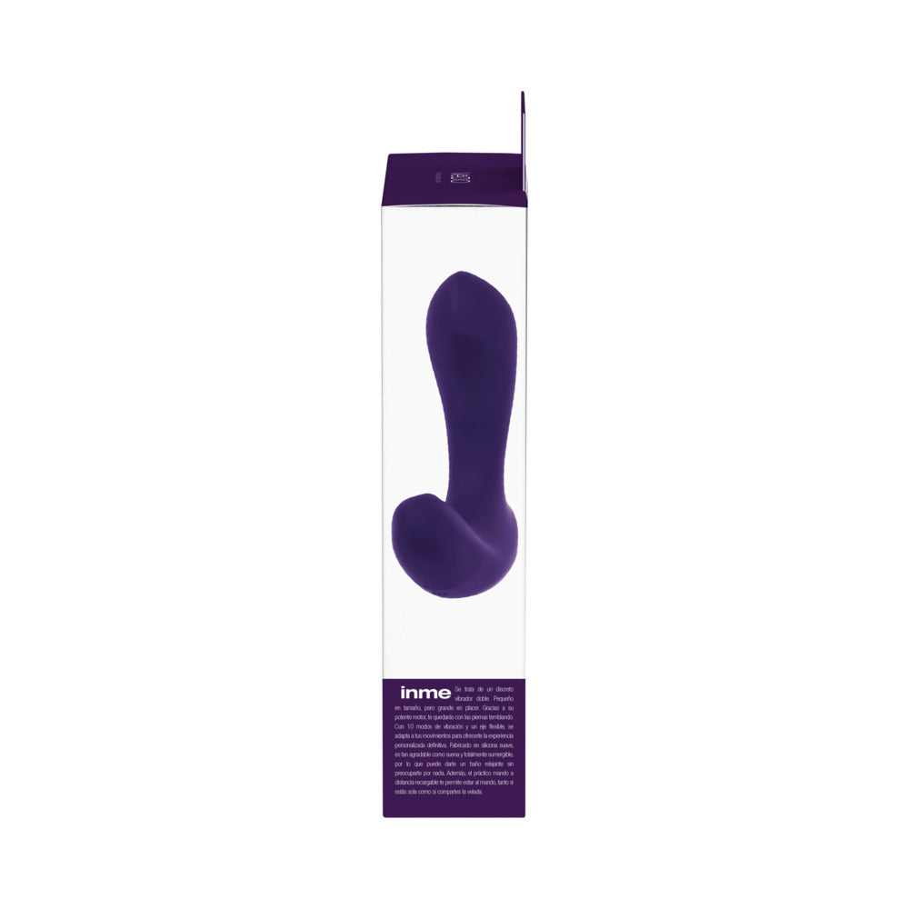 VeDO Inme Rechargeable Dual Vibe w/Remote Control - Purple