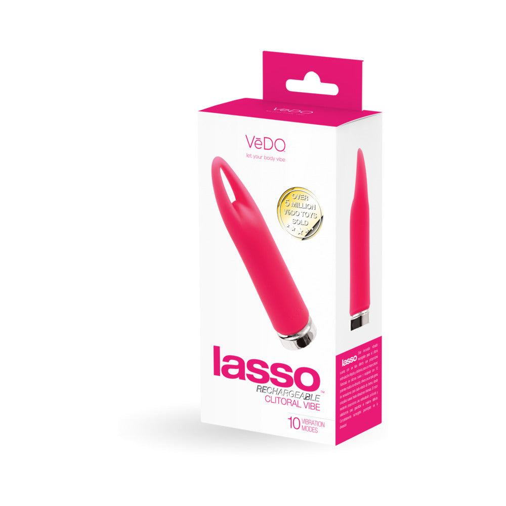VeDO Lasso Rechargeable Bullet Vibe - Pink