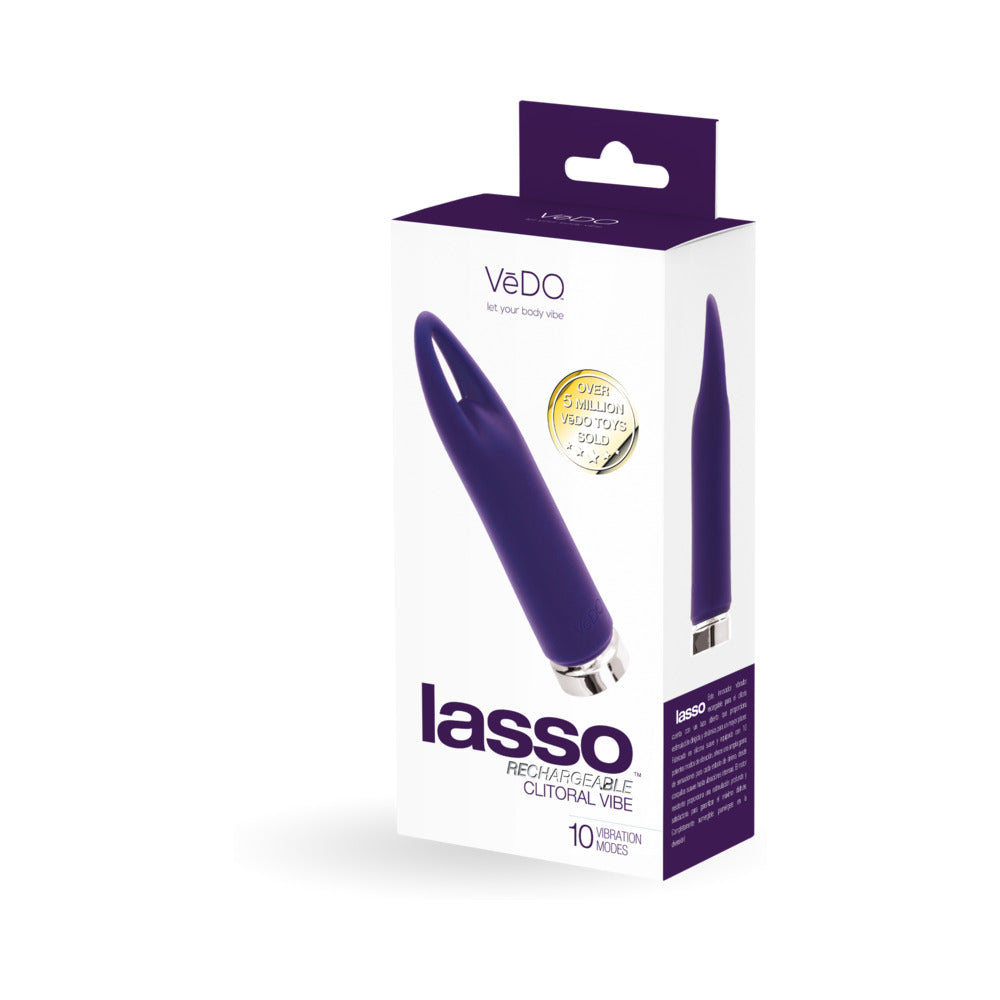 VeDO Lasso Rechargeable Bullet Vibe - Purple