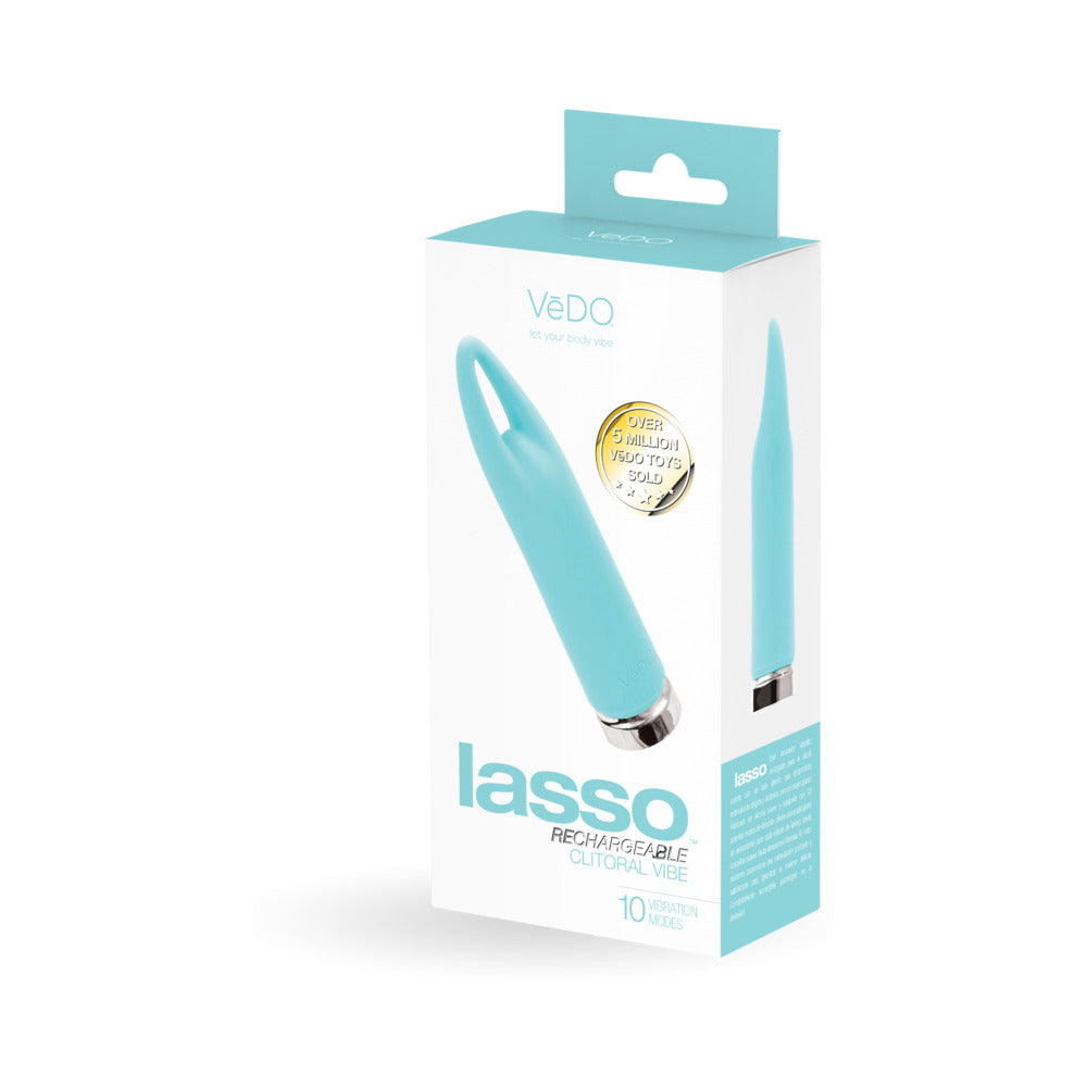 VeDO Lasso Rechargeable Bullet Vibe - Turquoise