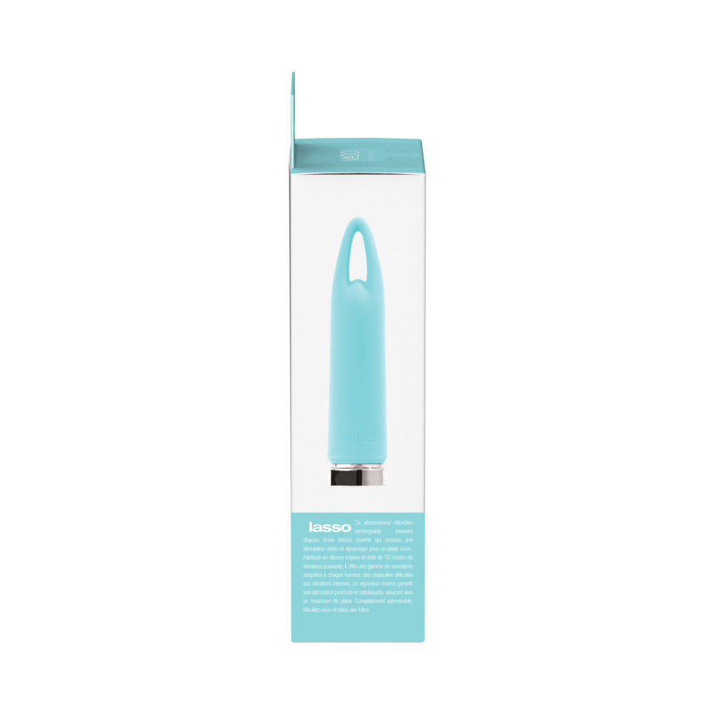 VeDO Lasso Rechargeable Bullet Vibe - Turquoise