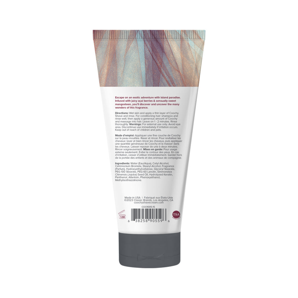Coochy Shave Cream-Island Paradise 0.5 fl oz