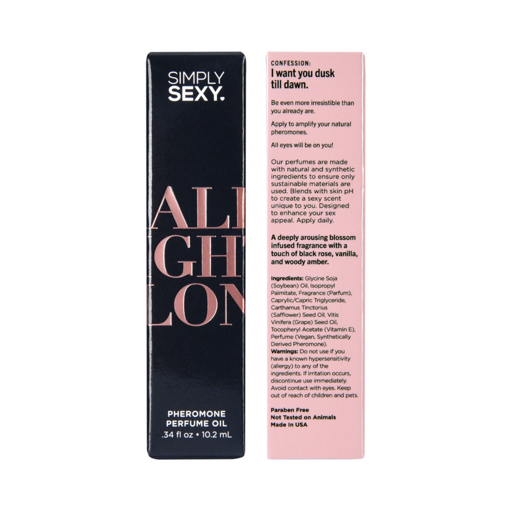 Simply Sexy Confessions Pheromone Oil Roll On-All Night Long .34oz