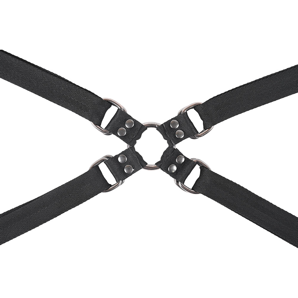 Velvet Noir Adjustable Hog Tie & Cuff Set