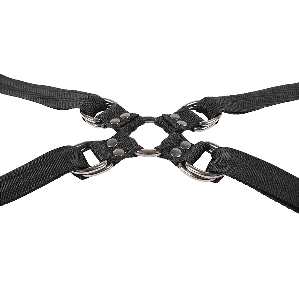 Velvet Noir Adjustable Hog Tie & Cuff Set