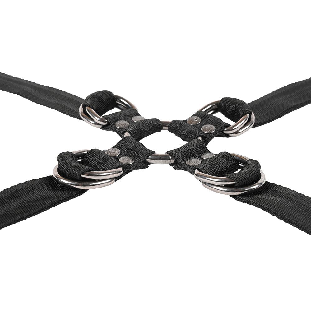 Velvet Noir Adjustable Hog Tie & Cuff Set