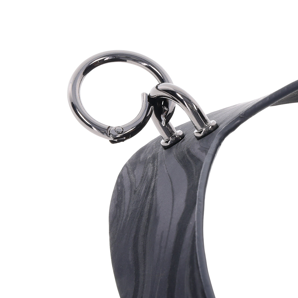 Velvet Noir Collar & Removable Clamps