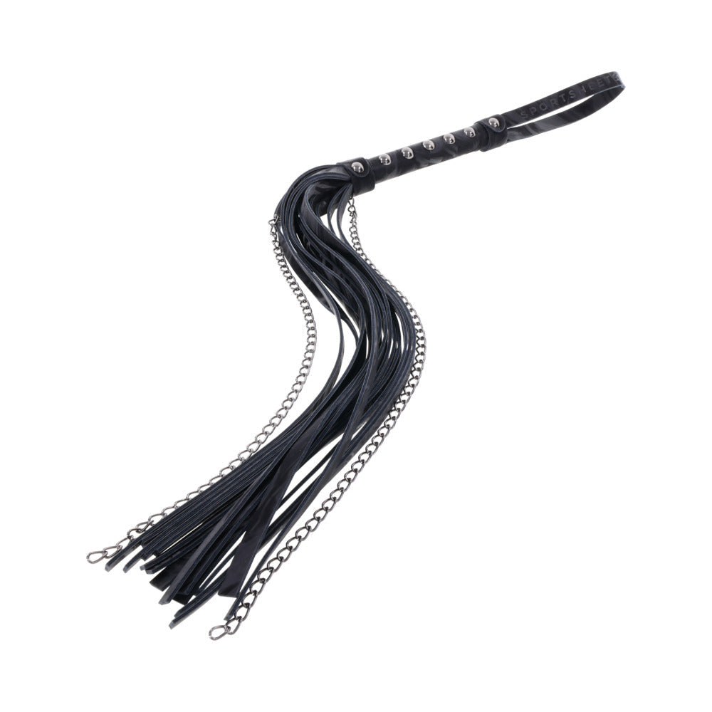 Velvet Noir Chain Flogger