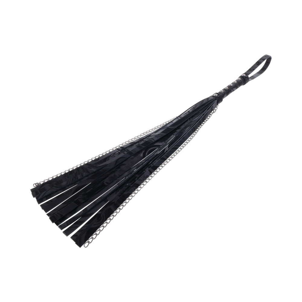 Velvet Noir Chain Flogger