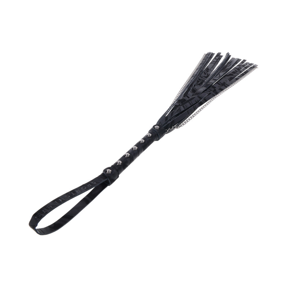Velvet Noir Chain Flogger