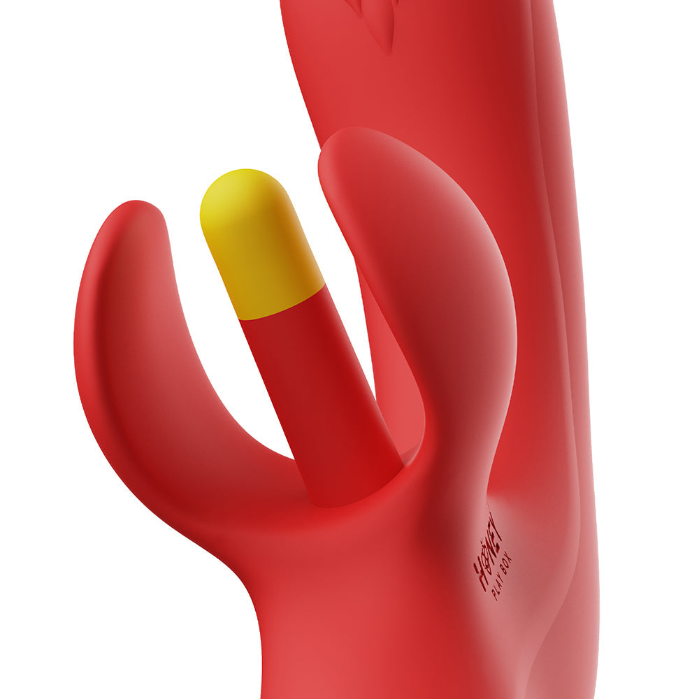 Honey Play Box Fortexa Kinky Finger Flapping Vibrator-Red