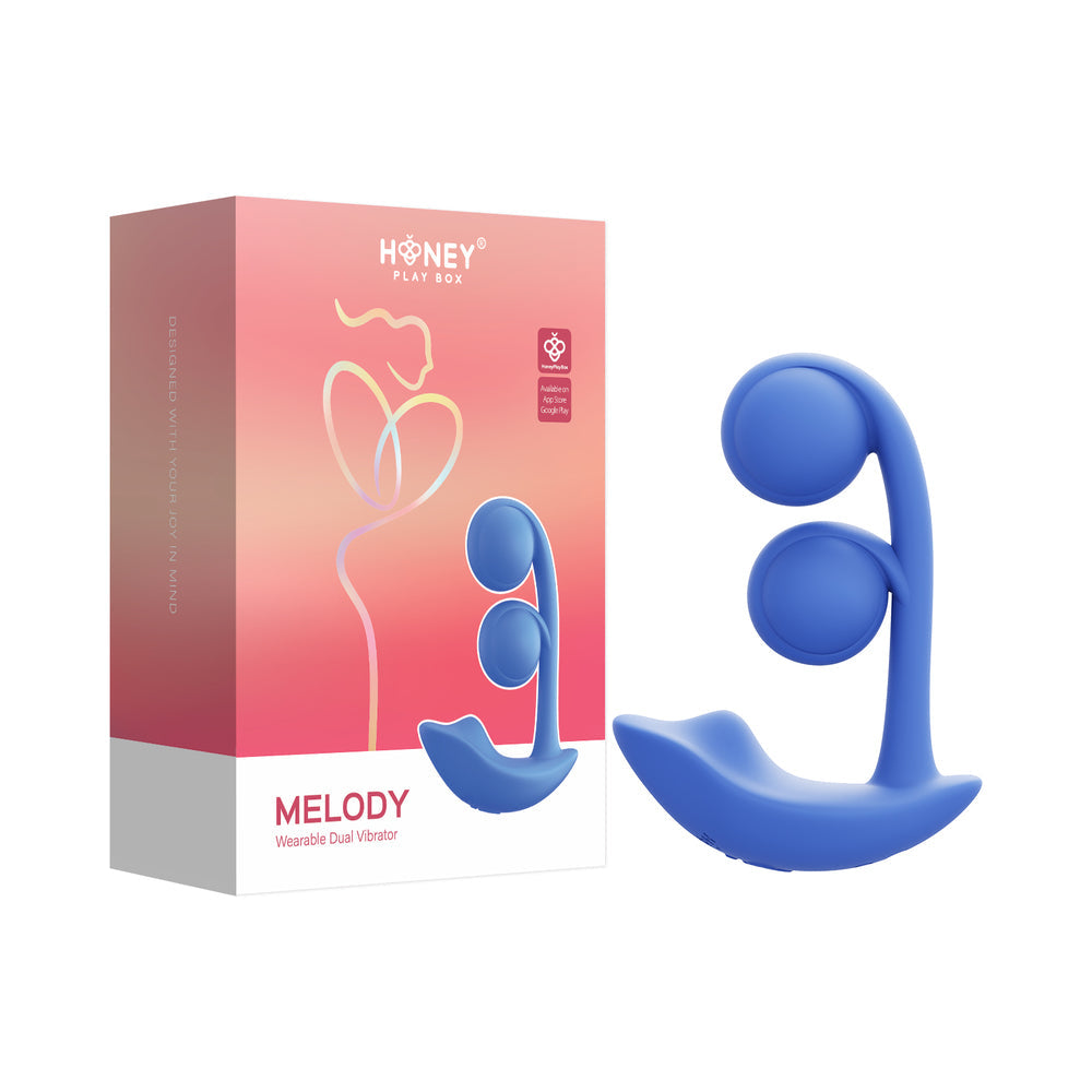 Honey Play Box Melody Pressure Sensing Twin Balls-Blue