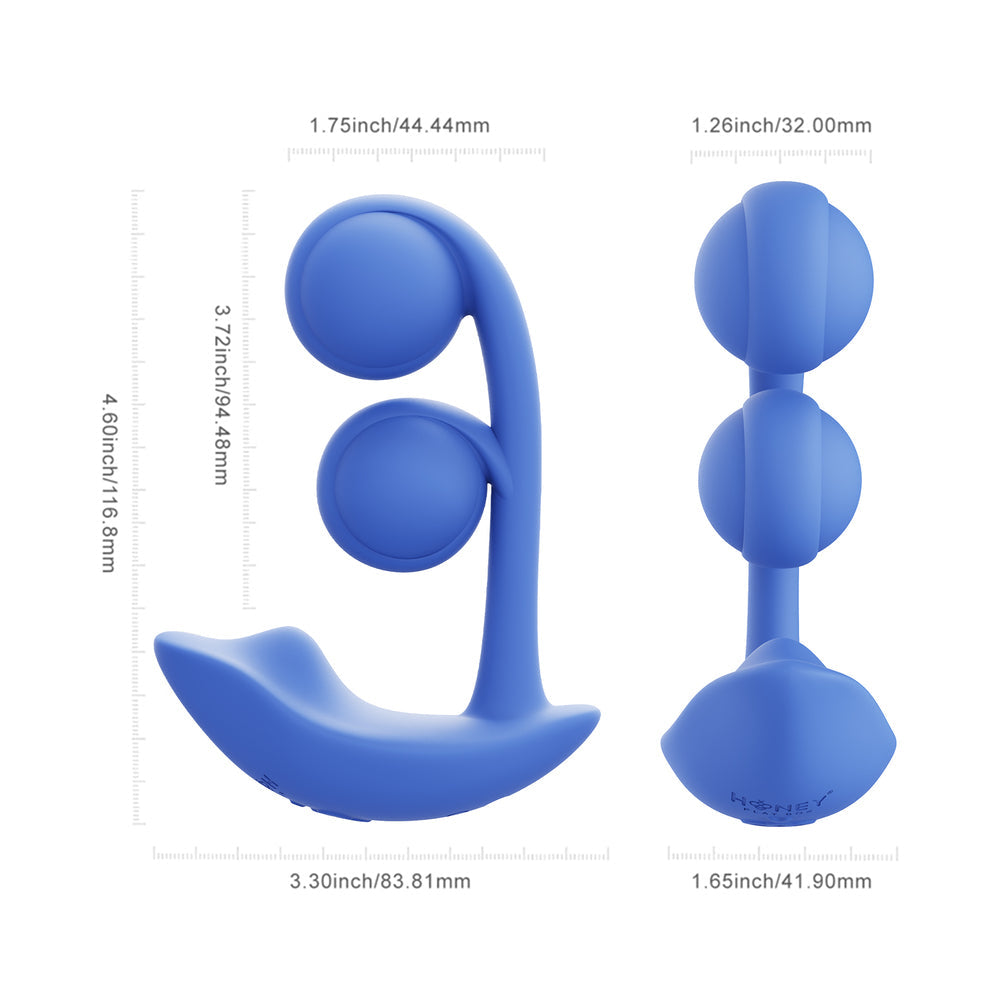 Honey Play Box Melody Pressure Sensing Twin Balls-Blue