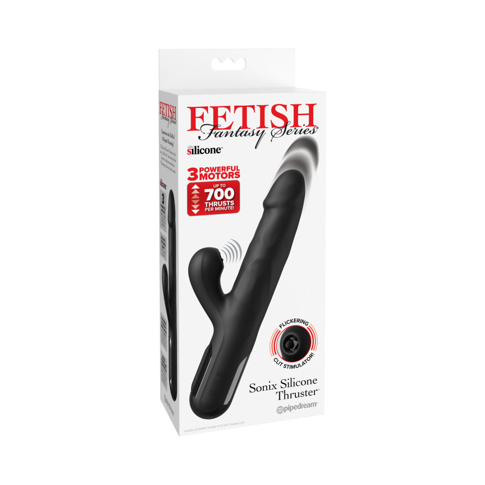 Fetish Fantasy Series Sonix Silicone Thruster - Black