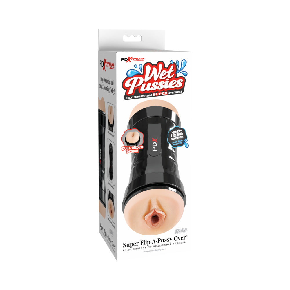 PDX Extreme Super Flip A-Pussy Over Stroker - Light
