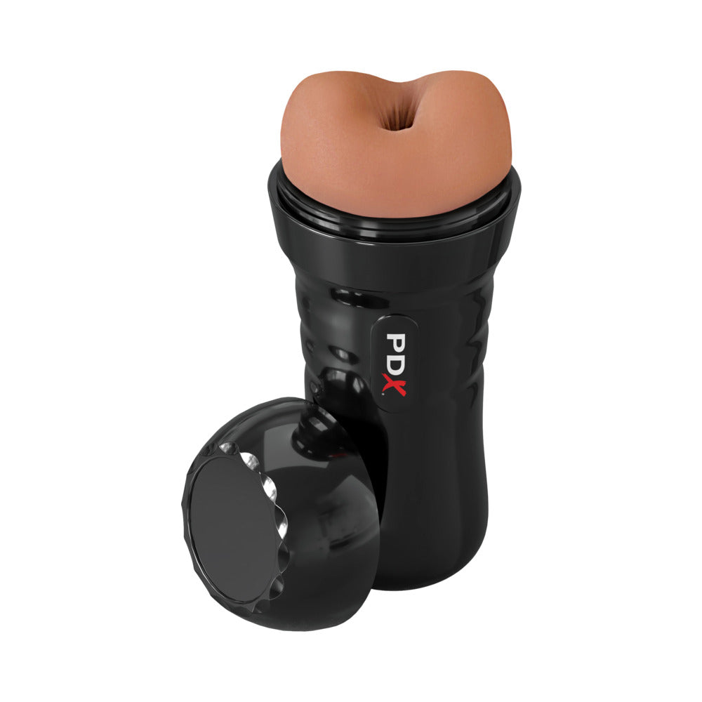 PDX Extreme Wet Bussies Super Bangin' Butthole Stroker - Brown