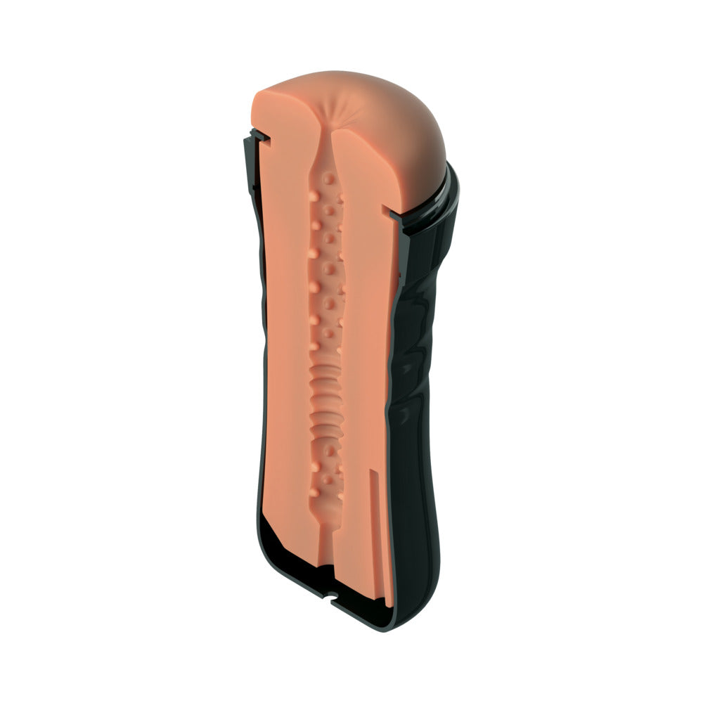 PDX Extreme Wet Bussies Super Bangin' Butthole Stroker - Brown