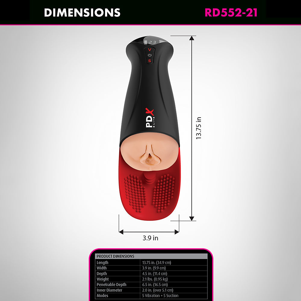 PDX Elite Fuck-O-Matic Pro XL-Light