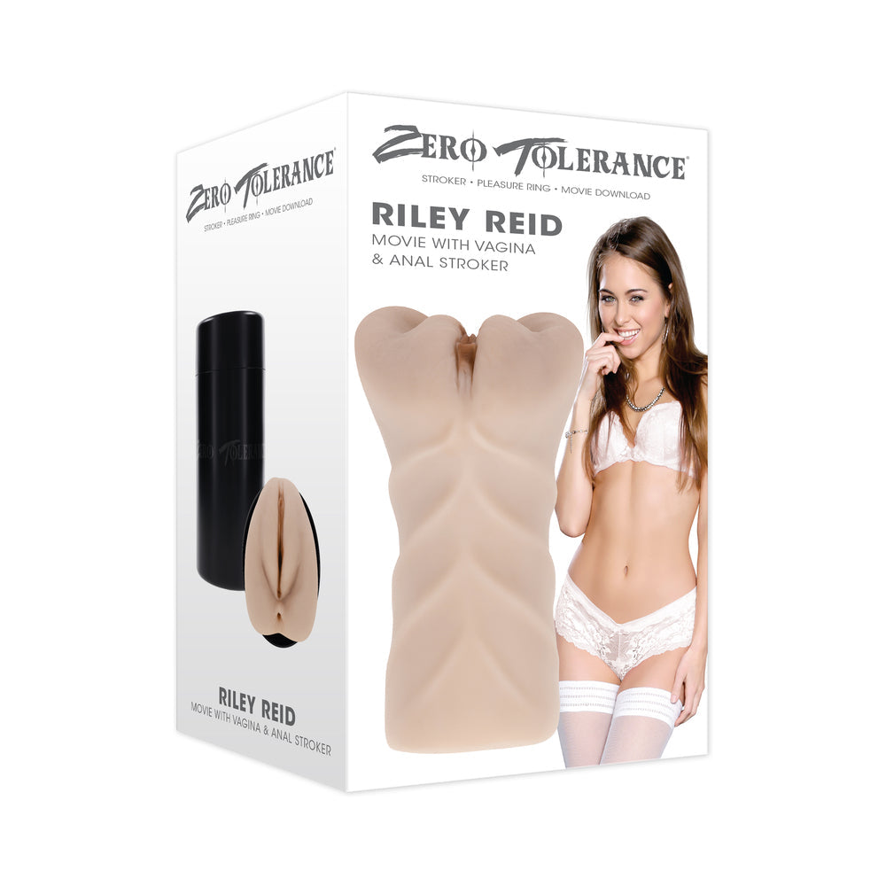 Zero Tolerance Large Vagina Stroker and Canister-Riley Reid