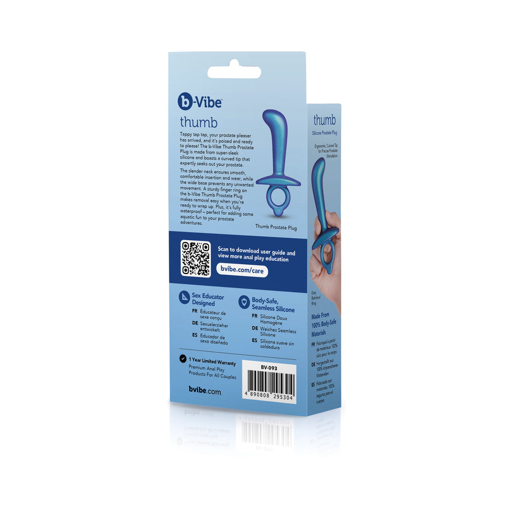 b-Vibe Thumb Silicone Prostate Plug
