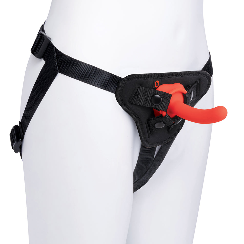 b-Vibe Beginner's Strap-On Harness Set - With 5 Silicone Dildo Peg