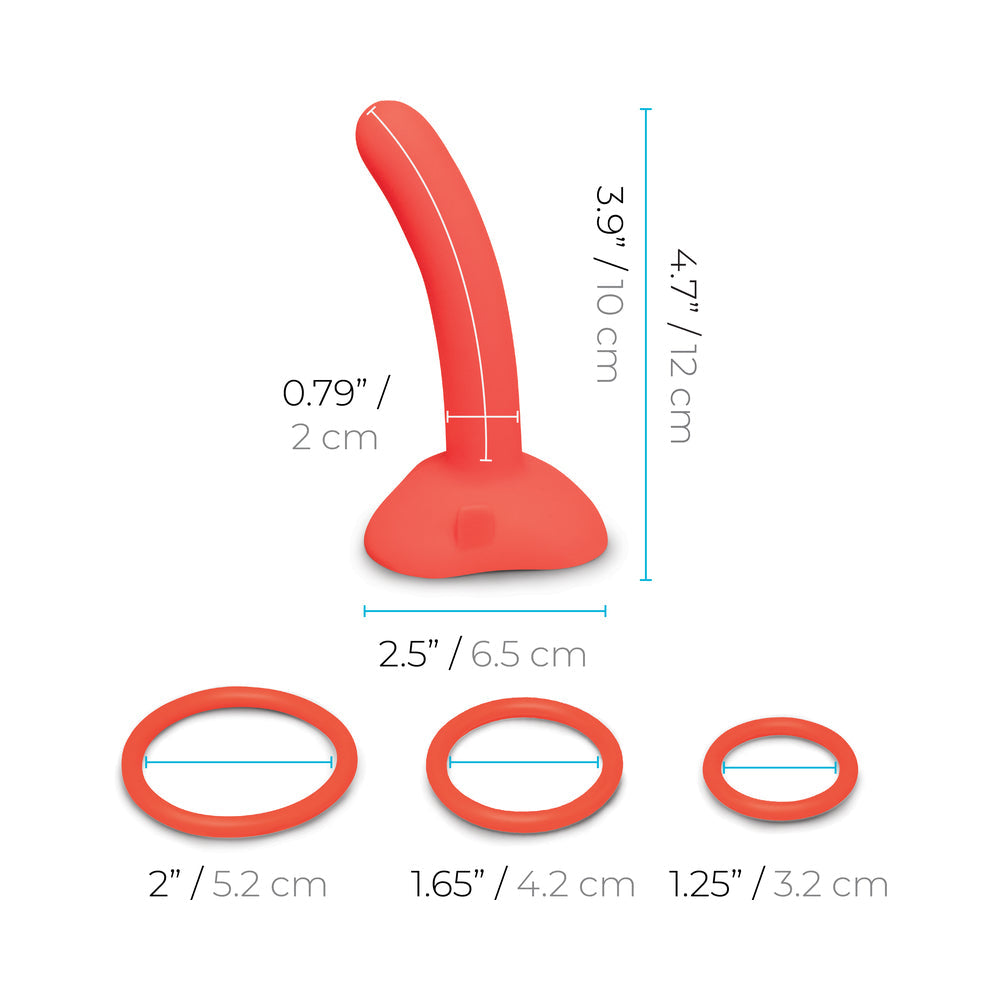 b-Vibe Beginner's Strap-On Harness Set - With 5 Silicone Dildo Peg