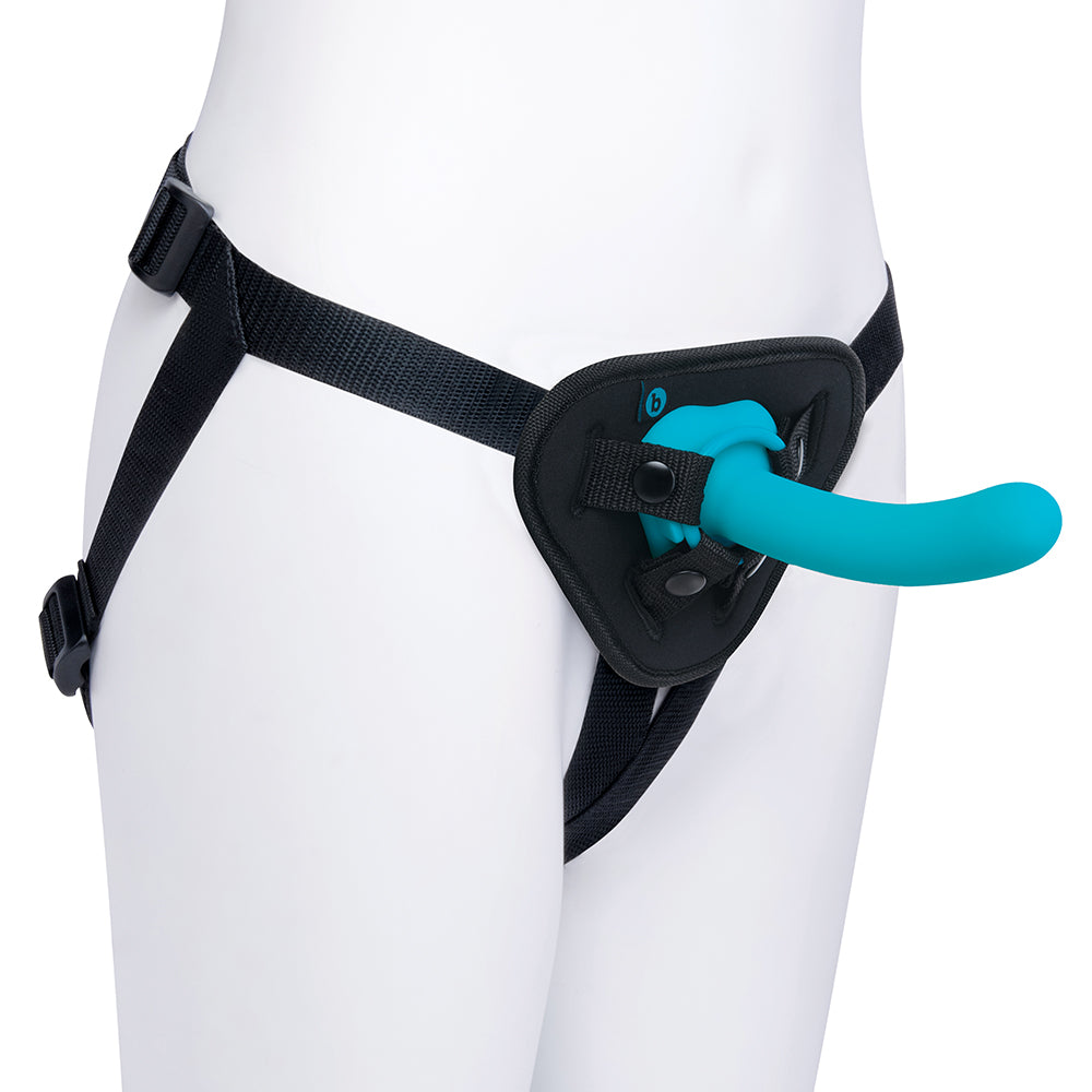 b-Vibe Every Body Strap-On Harness Set With 6" Silicone Dildo Peg