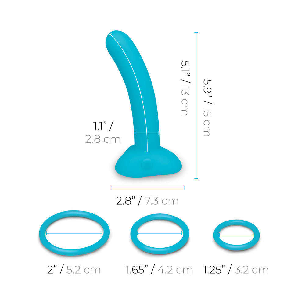 b-Vibe Every Body Strap-On Harness Set With 6" Silicone Dildo Peg