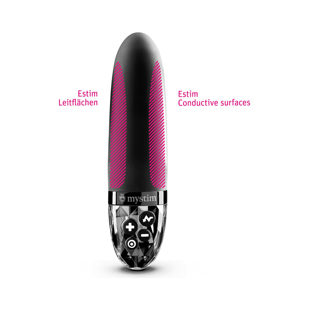 Mystim Sleak Freak Estim Vibrator-Black