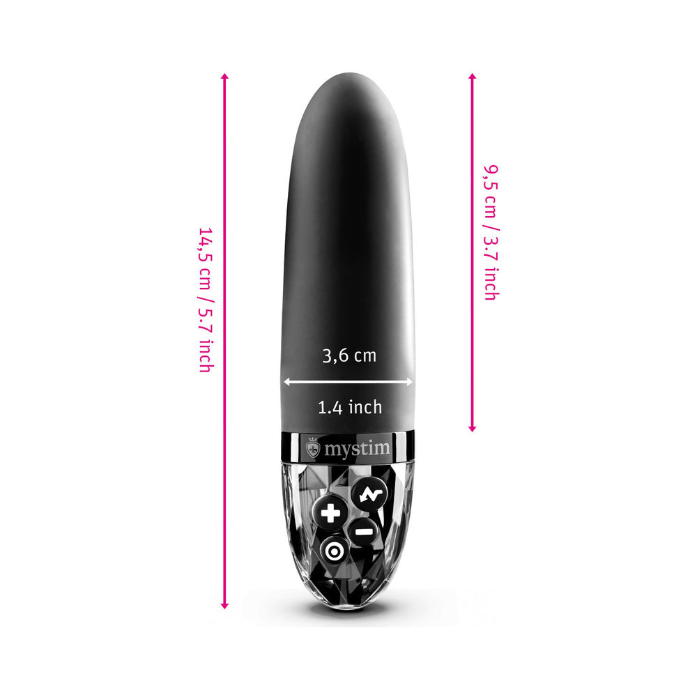 Mystim Sleak Freak Estim Vibrator-Black