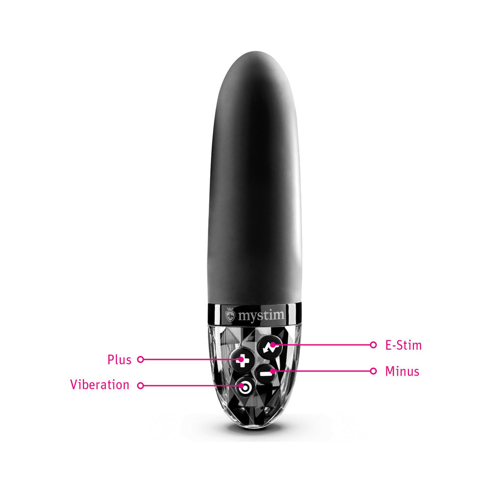 Mystim Sleak Freak Estim Vibrator-Black